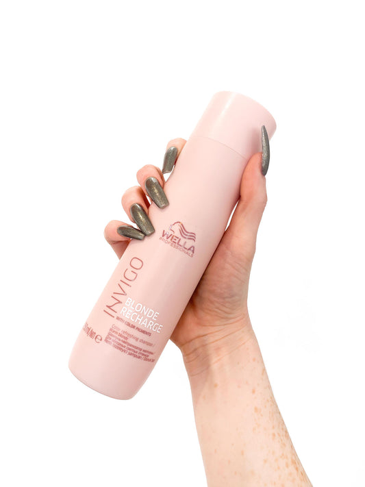 Wella Blonde Recharge Warm Shampoo