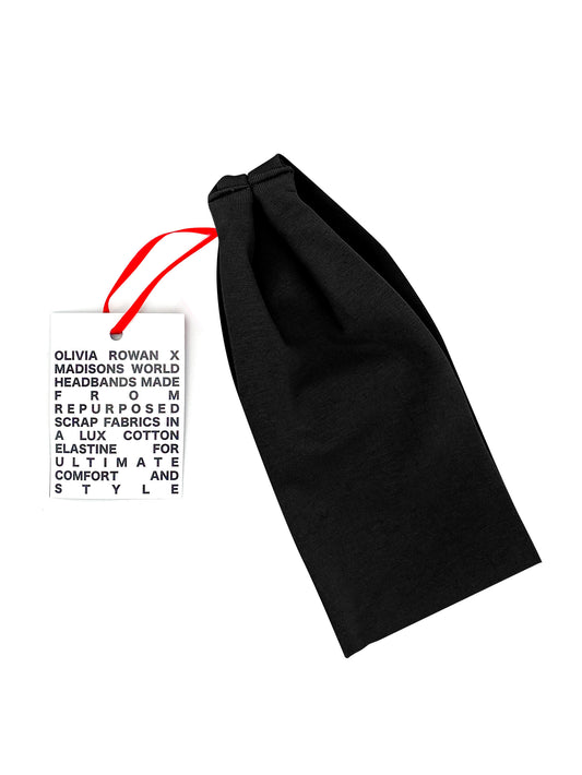 Olivia Rowan x Madison Headband - Black