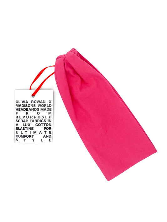 Olivia Rowan x Madison Headband - Hot Pink